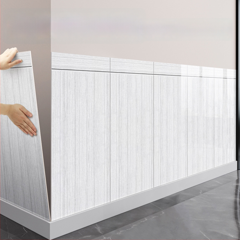 XPE habból készült falikép matrica, vízálló, négyzetes mintázat, 1 darab, nappalira, modern minimalista stílus.