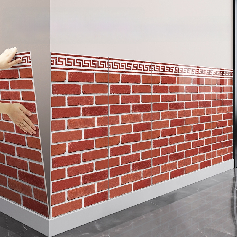 XPE habból készült falikép matrica, vízálló, négyzetes mintázat, 1 darab, nappalira, modern minimalista stílus.