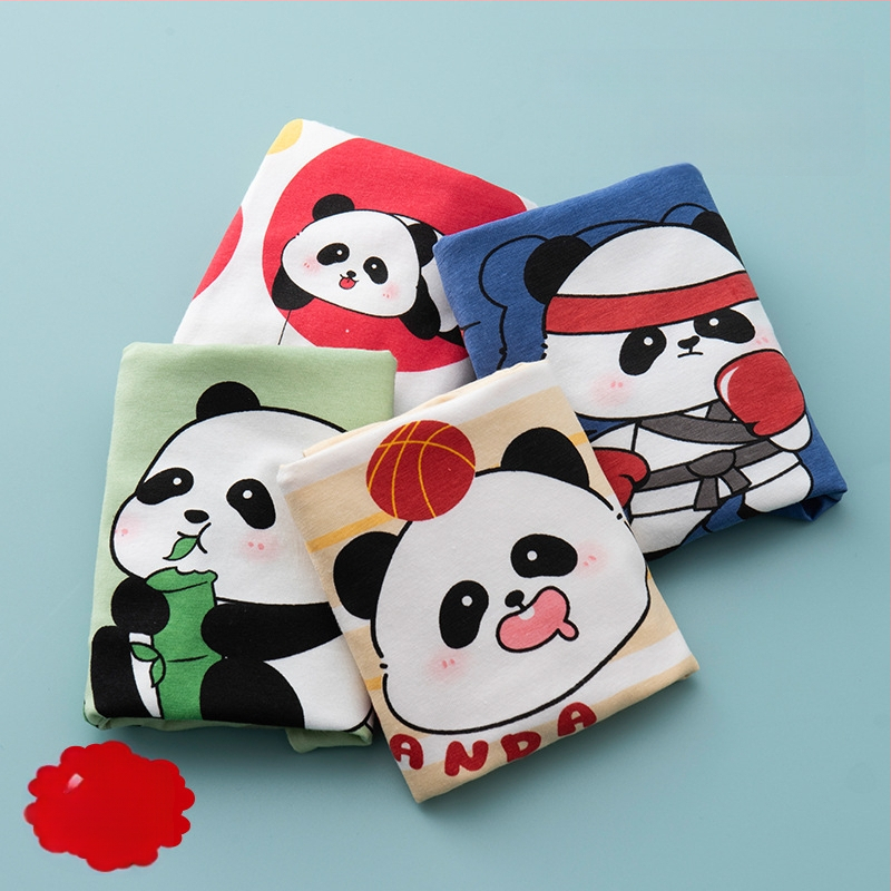 Chiloți pentru copii din bumbac cu imprimeu animație, 95% bumbac + 5% elastan, pentru copii peste 8 ani