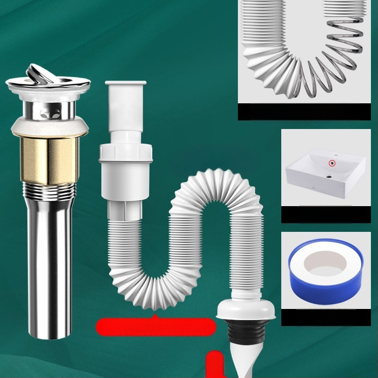 Odtok pre umývadlo s proti zápachu – PVC, model WD-XS171-20, menovitý tlak 1, prevádzková teplota 60°C, priama montáž