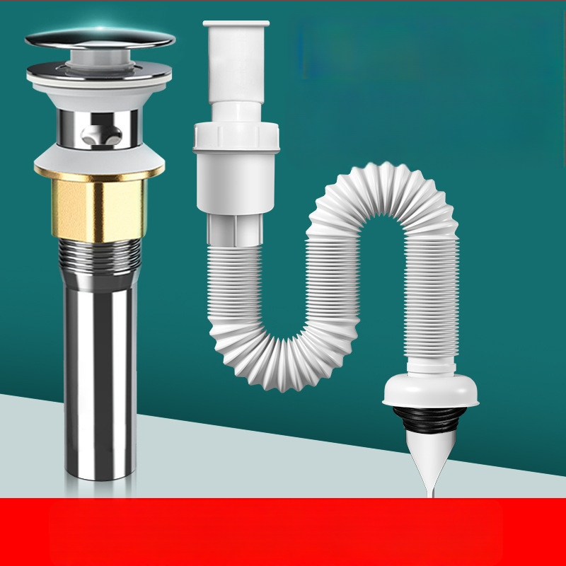 Odtok pre umývadlo s proti zápachu – PVC, model WD-XS171-20, menovitý tlak 1, prevádzková teplota 60°C, priama montáž