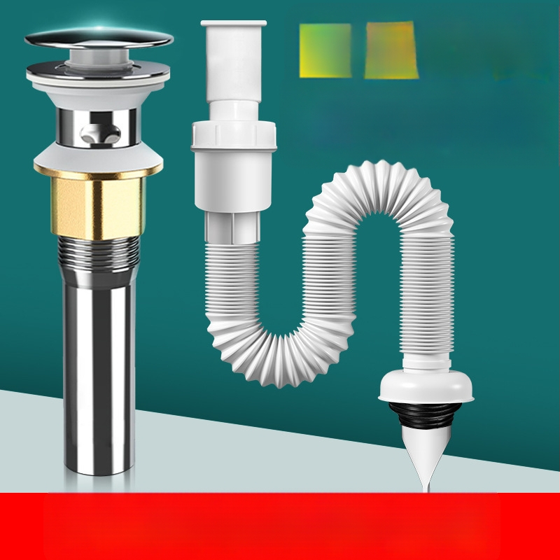 Odtok pre umývadlo s proti zápachu – PVC, model WD-XS171-20, menovitý tlak 1, prevádzková teplota 60°C, priama montáž