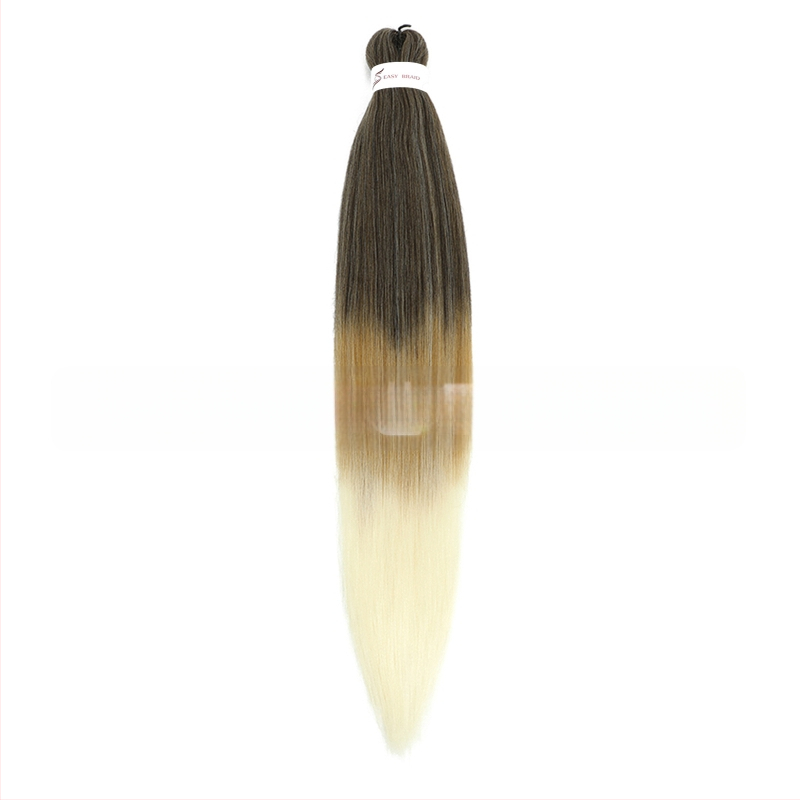 Perucă exotică EZ croită manual, cu păr de mătase autohtonă, lungă și dreaptă