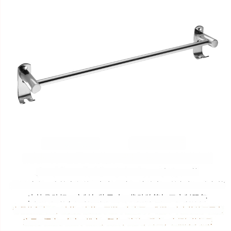 304 rozsdamentes acél törölközőtartó, falra szerelhető, egylábu vagy kettős rúddal, polírozott felület, 2 rétegű tárolás