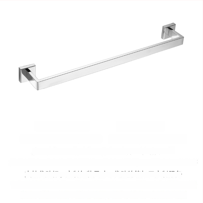 304 rozsdamentes acél törölközőtartó, falra szerelhető, egylábu vagy kettős rúddal, polírozott felület, 2 rétegű tárolás