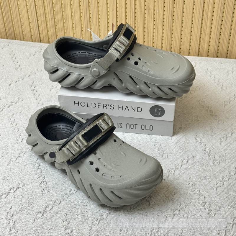 Sandale pentru bărbați — partea superioară și talpa din EVA, rezistente la uzură, pentru patru sezoane, încălțăminte casual outdoor, tehnologie talpă din viscoză