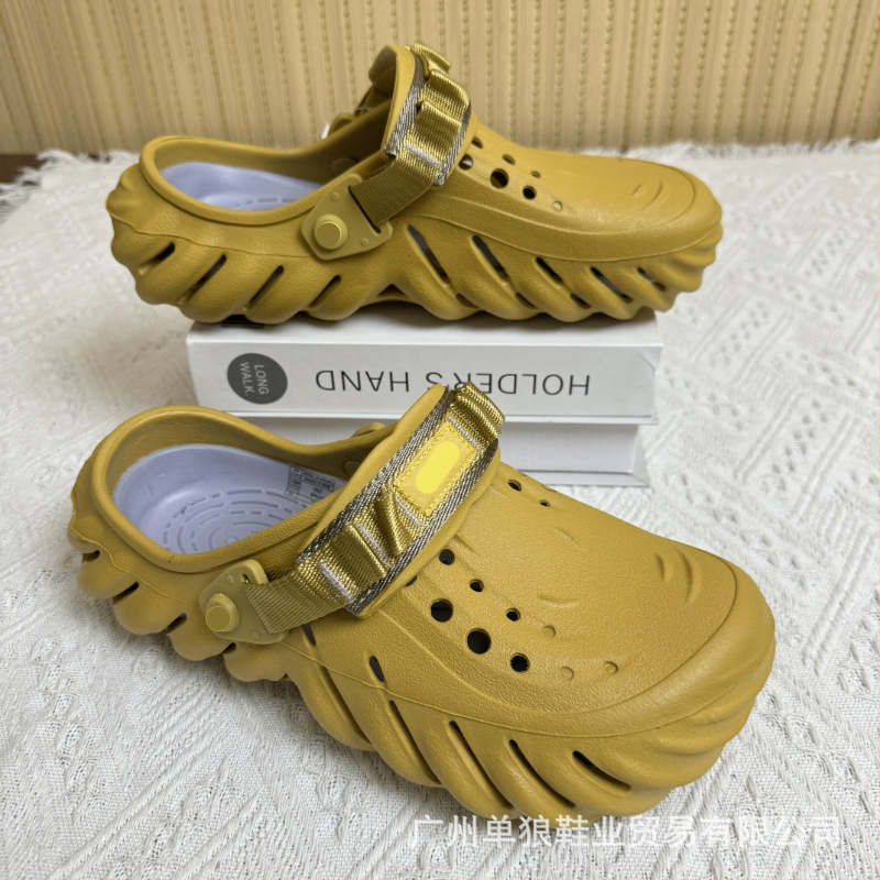 Sandale pentru bărbați — partea superioară și talpa din EVA, rezistente la uzură, pentru patru sezoane, încălțăminte casual outdoor, tehnologie talpă din viscoză