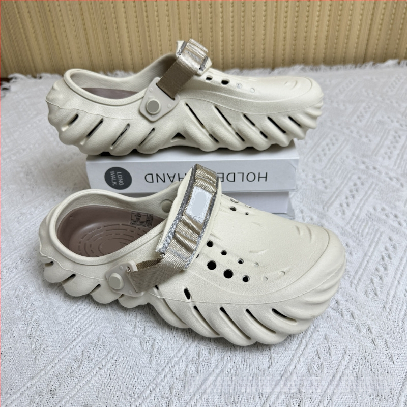 Sandale pentru bărbați — partea superioară și talpa din EVA, rezistente la uzură, pentru patru sezoane, încălțăminte casual outdoor, tehnologie talpă din viscoză