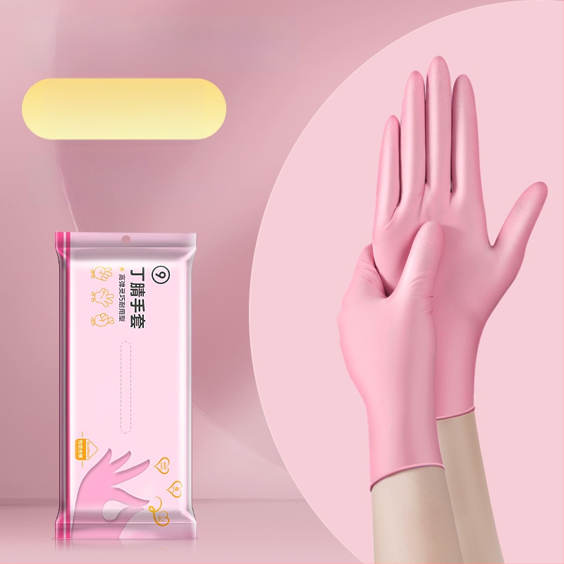 Γάντια μιας χρήσης για πλύσιμο πιάτων - λατέξ, κανονικό πάχος, μήκος 28 εκ, μάρκα Qiaofeng