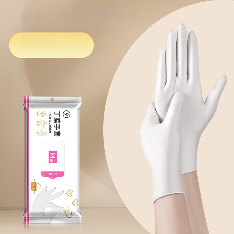 Γάντια μιας χρήσης για πλύσιμο πιάτων - λατέξ, κανονικό πάχος, μήκος 28 εκ, μάρκα Qiaofeng