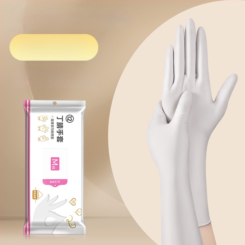 Γάντια μιας χρήσης για πλύσιμο πιάτων - λατέξ, κανονικό πάχος, μήκος 28 εκ, μάρκα Qiaofeng