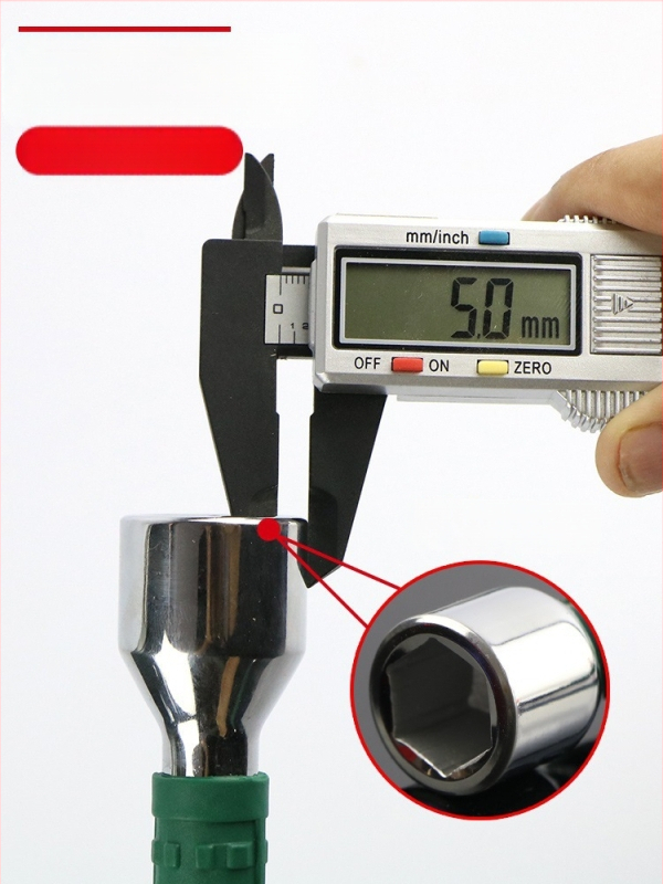 Кръстовиден гаечен ключ за смяна на гуми, Chrome vanadium стомана, удължен накрайник, лесно завинтване