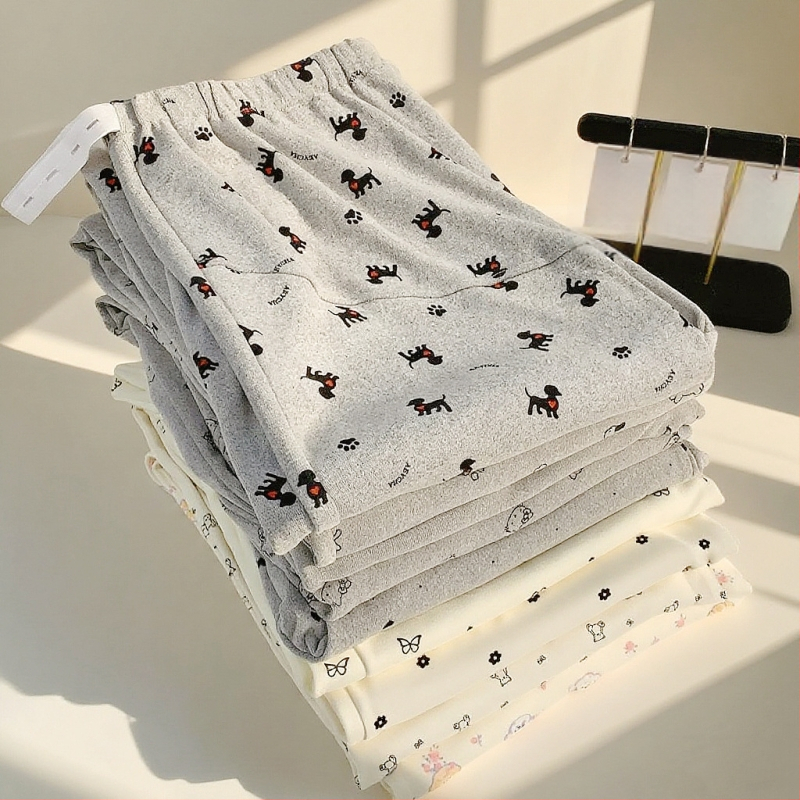 Παντελόνια εγκυμοσύνης με στήριξη κοιλιάς, μετά τον τοκετό, παντελόνια ύπνου με υψηλή μέση σε σχήμα U, ρυθμιζόμενα, παχύ ακρυλικό ύφασμα, κατάλληλα για χειμώνα, άνοιξη και φθινόπωρο