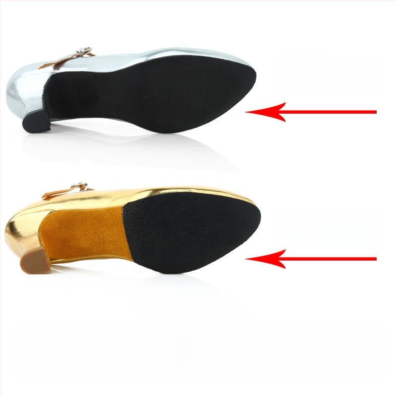 Ženske latino plesne cipele, srednja peta, mek đon, moderan profesionalni dizajn, Sartre Saiwei