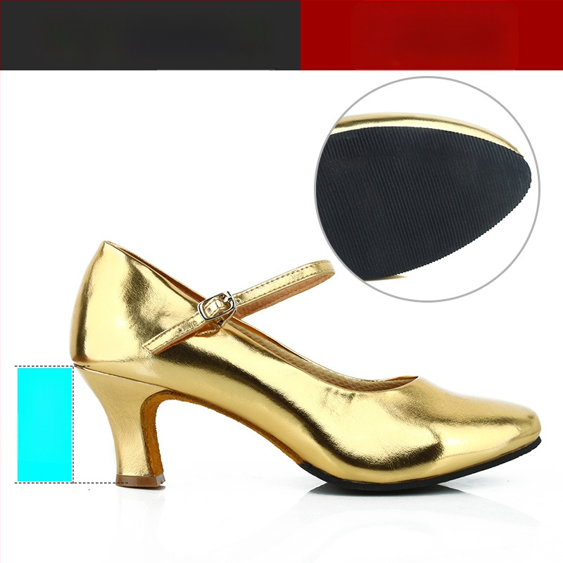 Ženske latino plesne cipele, srednja peta, mek đon, moderan profesionalni dizajn, Sartre Saiwei