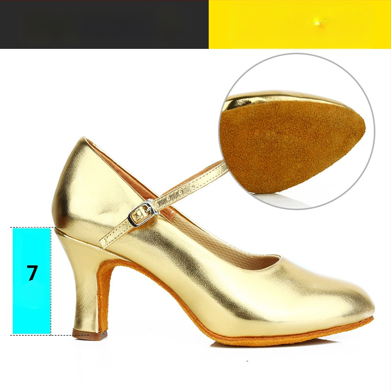 Ženske latino plesne cipele, srednja peta, mek đon, moderan profesionalni dizajn, Sartre Saiwei