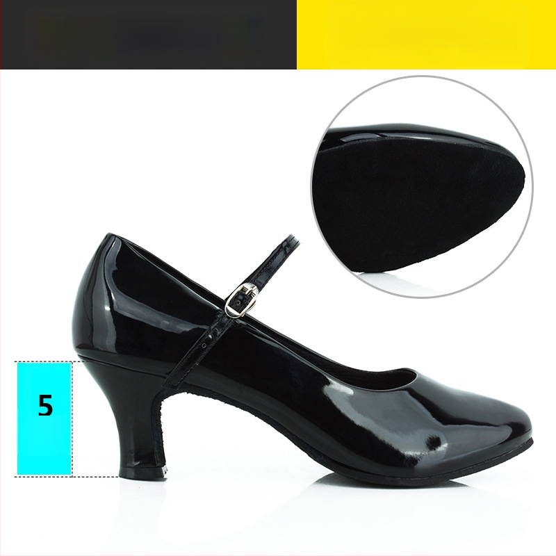 Ženske latino plesne cipele, srednja peta, mek đon, moderan profesionalni dizajn, Sartre Saiwei