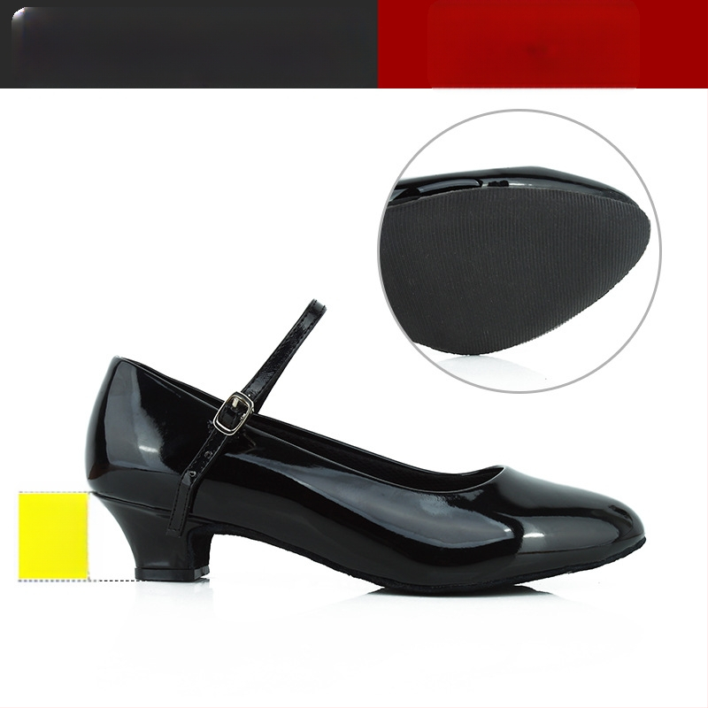 Ženske latino plesne cipele, srednja peta, mek đon, moderan profesionalni dizajn, Sartre Saiwei