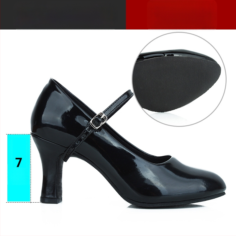 Ženske latino plesne cipele, srednja peta, mek đon, moderan profesionalni dizajn, Sartre Saiwei