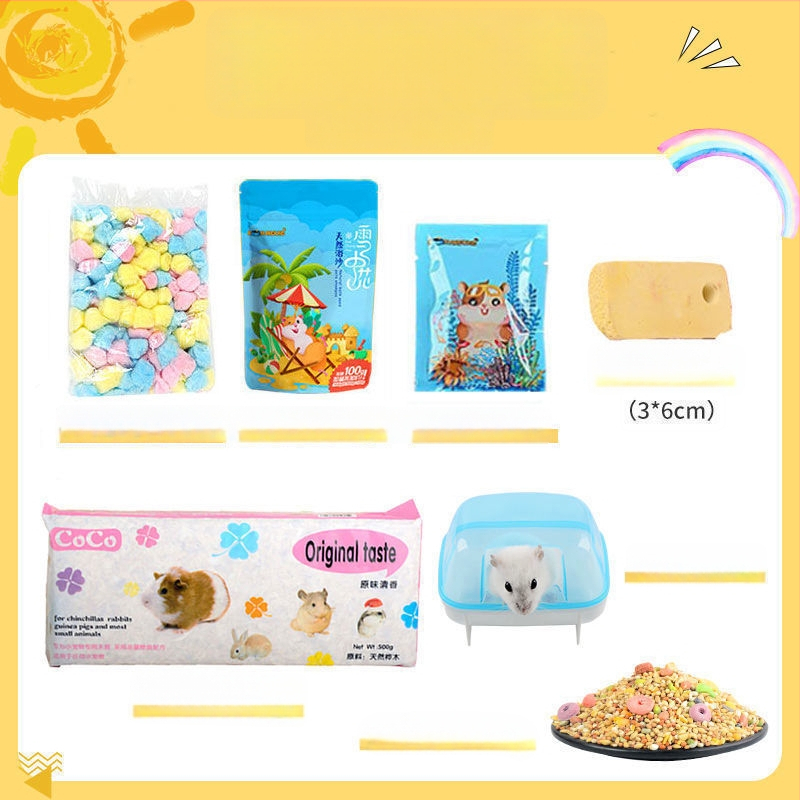 Pachet pentru hamster: Kit complet de alimente și gustări pentru începători | Hrană pentru animale de companie, Brand: Altul, Fără import