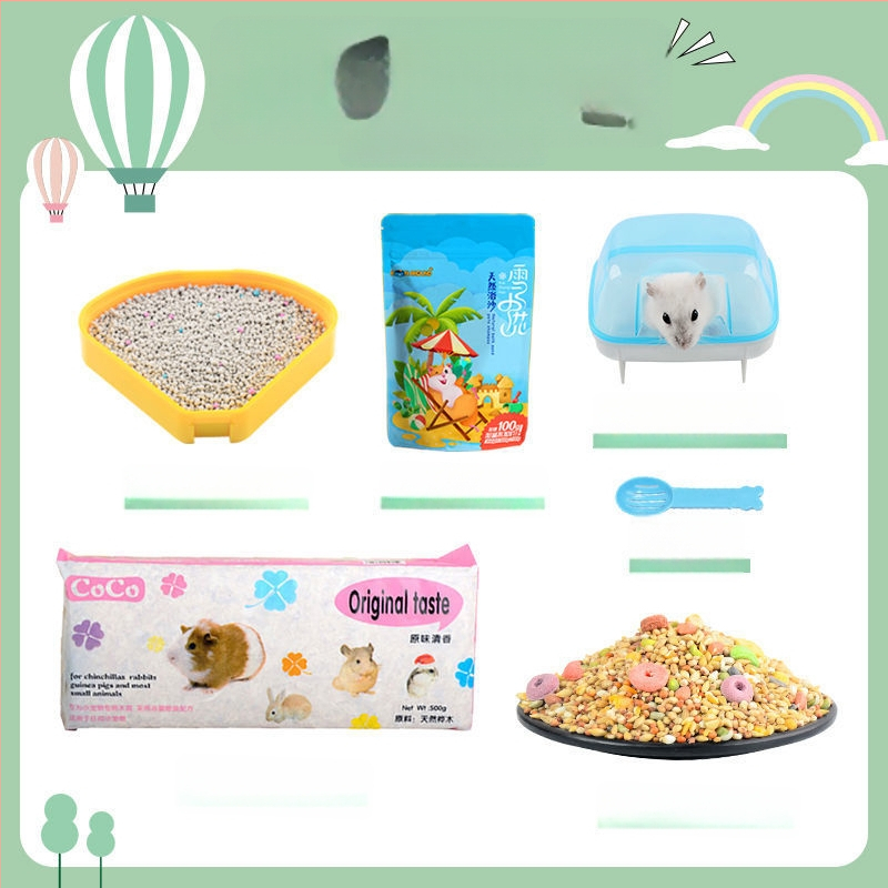 Pachet pentru hamster: Kit complet de alimente și gustări pentru începători | Hrană pentru animale de companie, Brand: Altul, Fără import