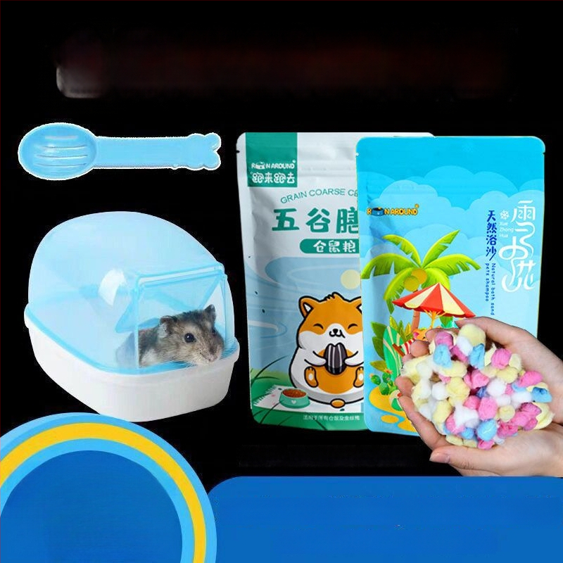 Pachet pentru hamster: Kit complet de alimente și gustări pentru începători | Hrană pentru animale de companie, Brand: Altul, Fără import