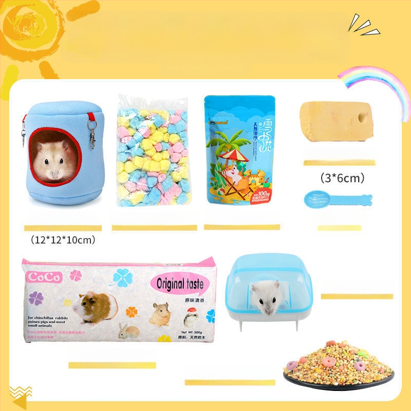 Pachet pentru hamster: Kit complet de alimente și gustări pentru începători | Hrană pentru animale de companie, Brand: Altul, Fără import