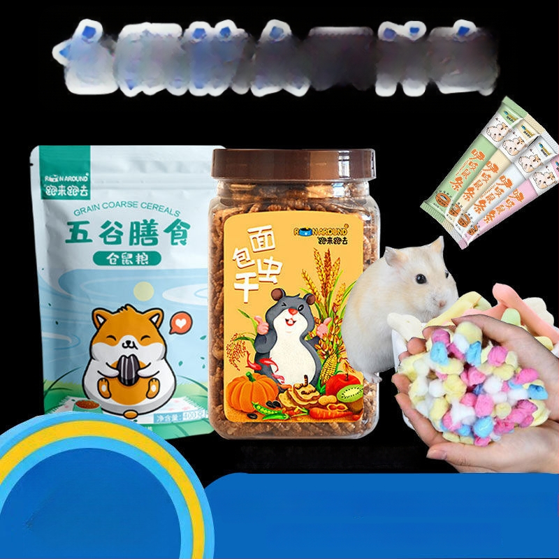 Pachet pentru hamster: Kit complet de alimente și gustări pentru începători | Hrană pentru animale de companie, Brand: Altul, Fără import