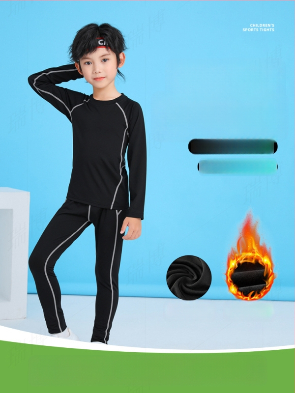 Νεανικός εφαρμοστός μακρυμάνικος βάσης τοπ, γρήγορο στέγνωμα, 93% πολυεστέρας / 7% σπάντεξ, μονόχρωμο σχέδιο, μήκος στη μέση, unisex