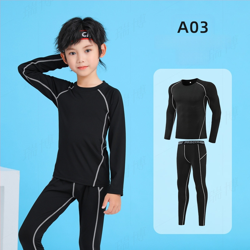 Νεανικός εφαρμοστός μακρυμάνικος βάσης τοπ, γρήγορο στέγνωμα, 93% πολυεστέρας / 7% σπάντεξ, μονόχρωμο σχέδιο, μήκος στη μέση, unisex