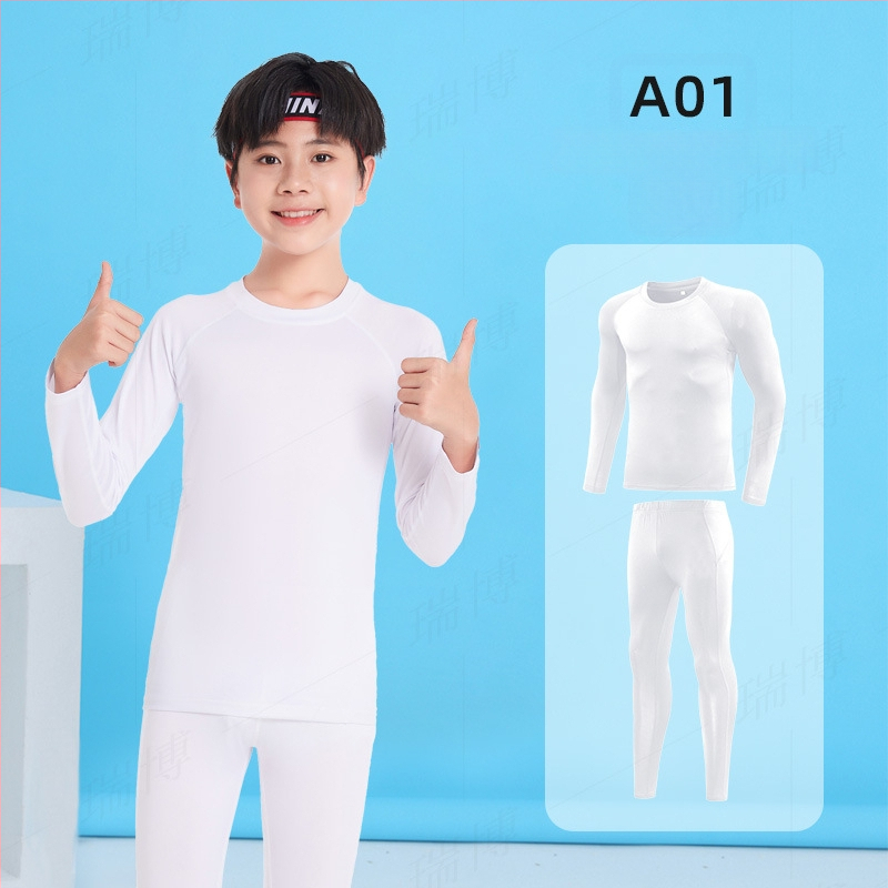 Νεανικός εφαρμοστός μακρυμάνικος βάσης τοπ, γρήγορο στέγνωμα, 93% πολυεστέρας / 7% σπάντεξ, μονόχρωμο σχέδιο, μήκος στη μέση, unisex