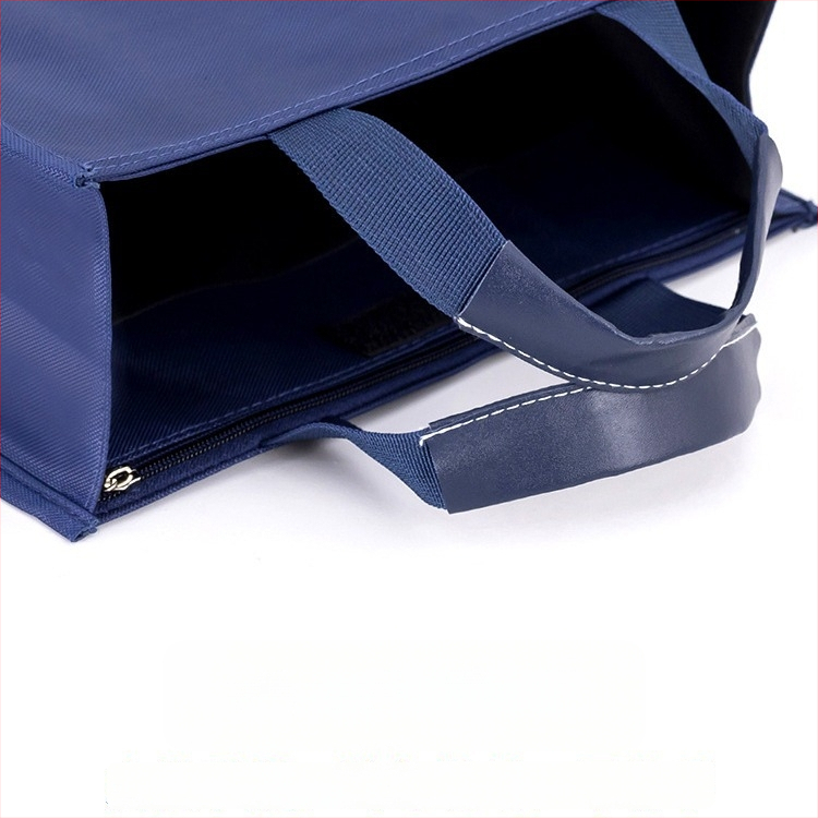 Beiduome Φάκελος Εγγράφων από Oxford με Φερμουάρ, Διπλό Χαρτοφυλάκιο για Συνέδρια, Στυλ Paper Brick