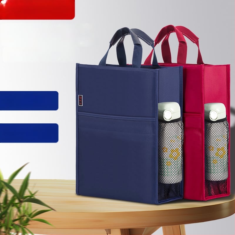 Beiduome Φάκελος Εγγράφων από Oxford με Φερμουάρ, Διπλό Χαρτοφυλάκιο για Συνέδρια, Στυλ Paper Brick