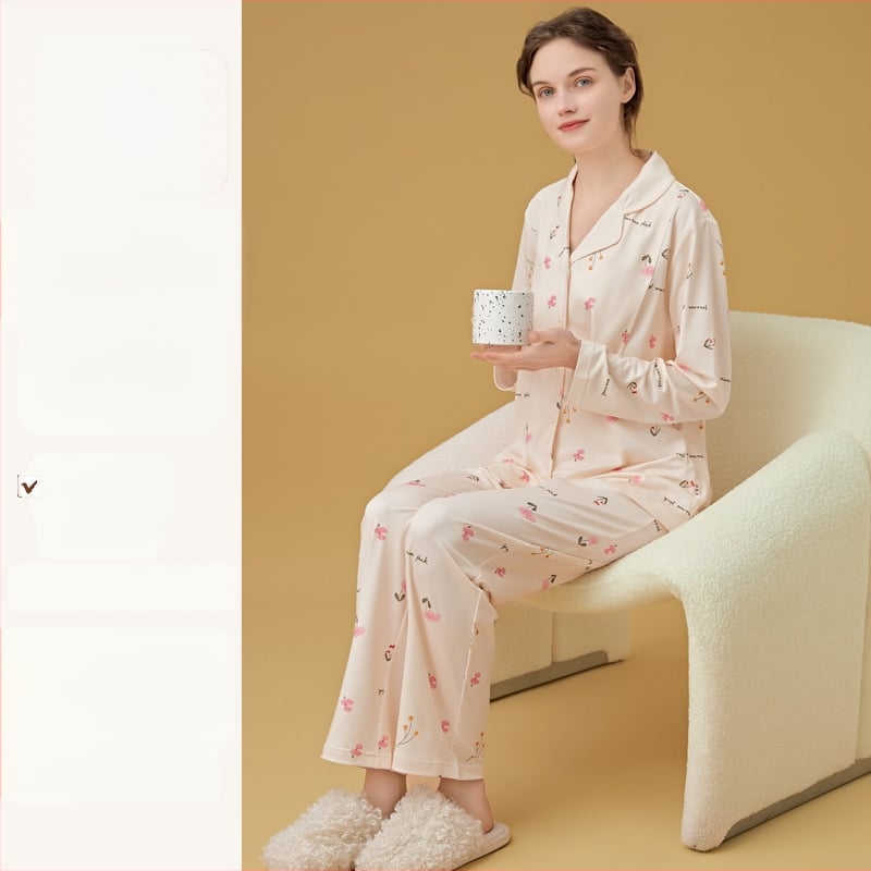 Σετ θηλασμού και μητρότητας με cardigan, Milk Silk, 100% πολυεστέρας, μακριά μανίκια, παντελόνι, άνοιξη-φθινόπωρο