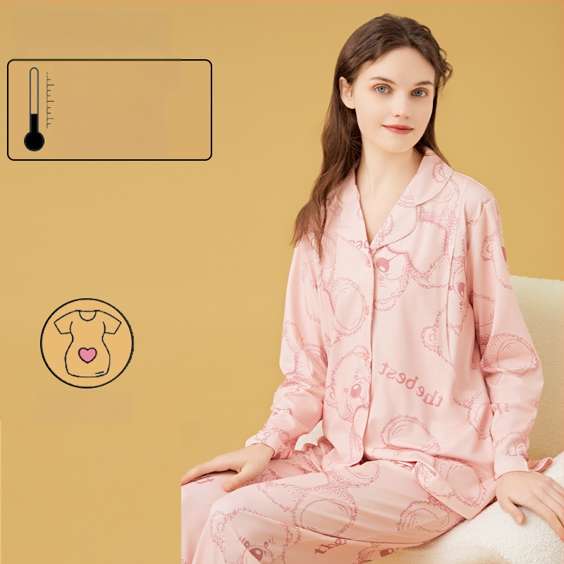 Σετ θηλασμού και μητρότητας με cardigan, Milk Silk, 100% πολυεστέρας, μακριά μανίκια, παντελόνι, άνοιξη-φθινόπωρο