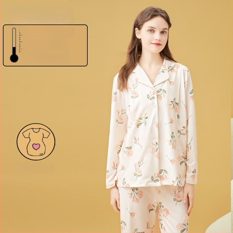 Σετ θηλασμού και μητρότητας με cardigan, Milk Silk, 100% πολυεστέρας, μακριά μανίκια, παντελόνι, άνοιξη-φθινόπωρο