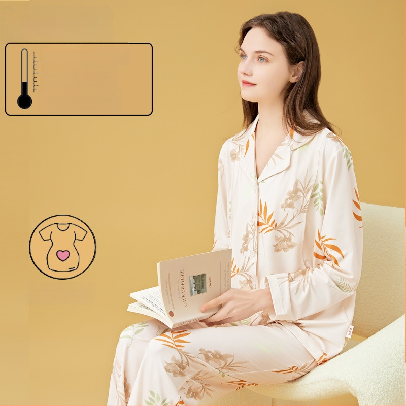 Σετ θηλασμού και μητρότητας με cardigan, Milk Silk, 100% πολυεστέρας, μακριά μανίκια, παντελόνι, άνοιξη-φθινόπωρο