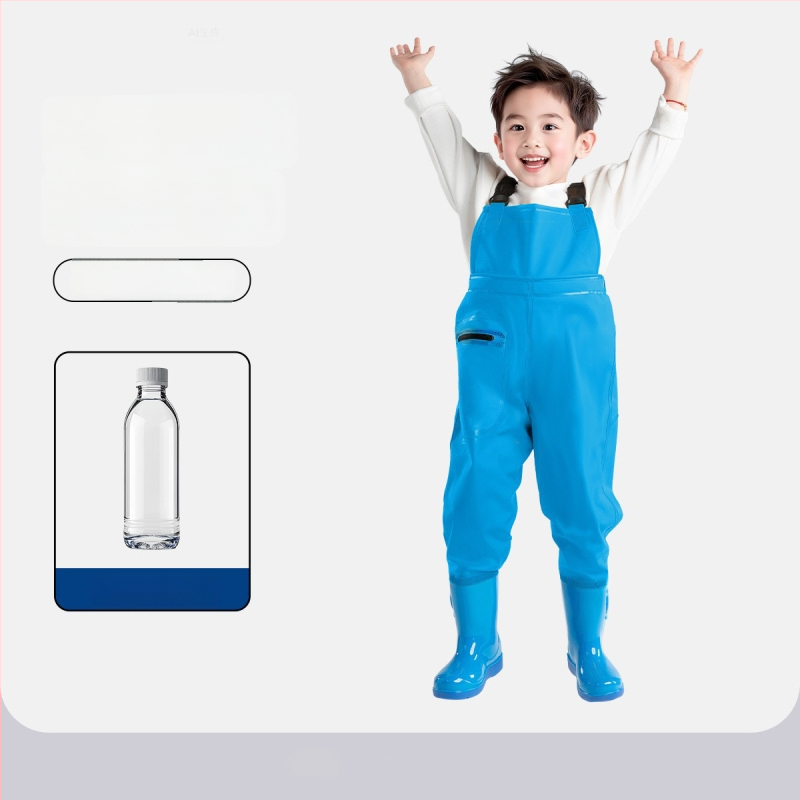 Detský ultra ľahký jednodelný brodiaci overal, vodeodolný a vetruodolný, unisex, celoročný, na plávanie, brodenie a rybolov