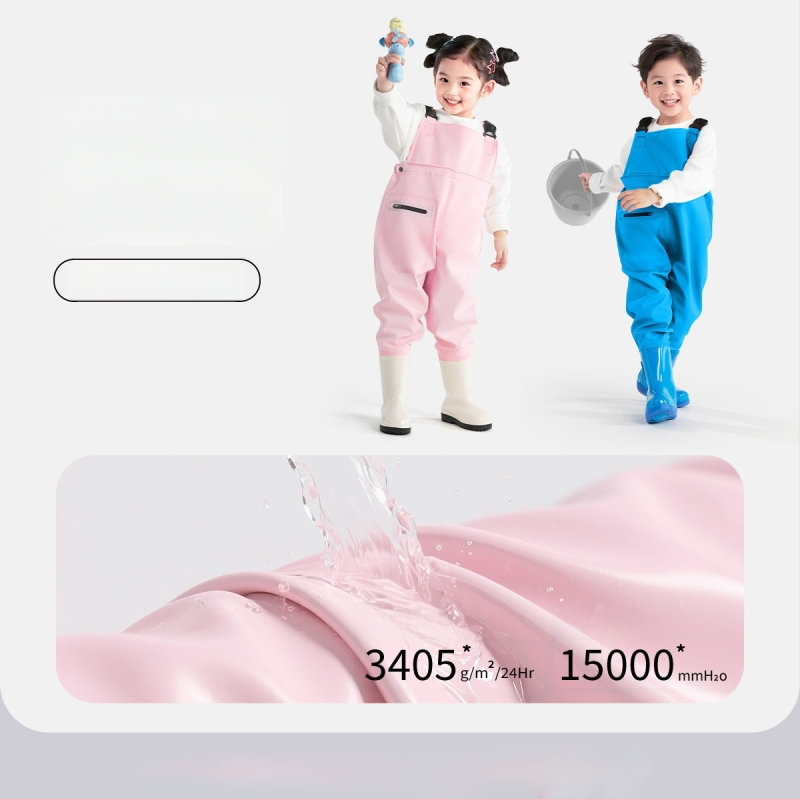 Detský ultra ľahký jednodelný brodiaci overal, vodeodolný a vetruodolný, unisex, celoročný, na plávanie, brodenie a rybolov