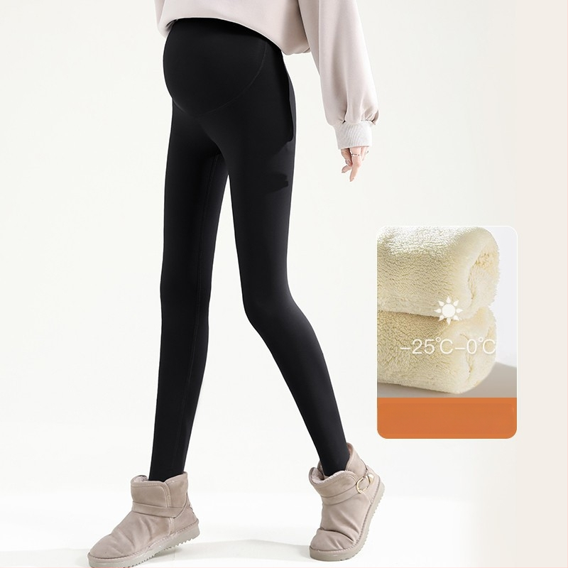 Κολάν εγκυμοσύνης χωρίς ραφές με στήριξη κοιλιάς, μίγμα νάιλον-σπαντεξ, μεσαίο πάχος, υψηλή ελαστικότητα, εφαρμογή στενή