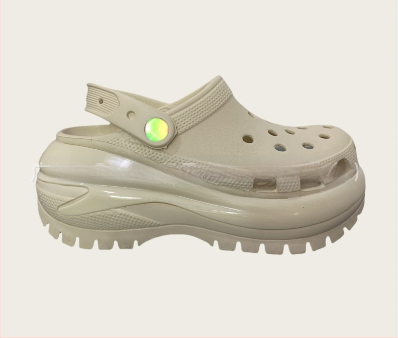 Γυναικείες κλογκς Baotou με διάτρητο πάνω μέρος από EVA, παχιά σόλα πλατφόρμα από EVA, αύξηση ύψους, άνοιξη 2025