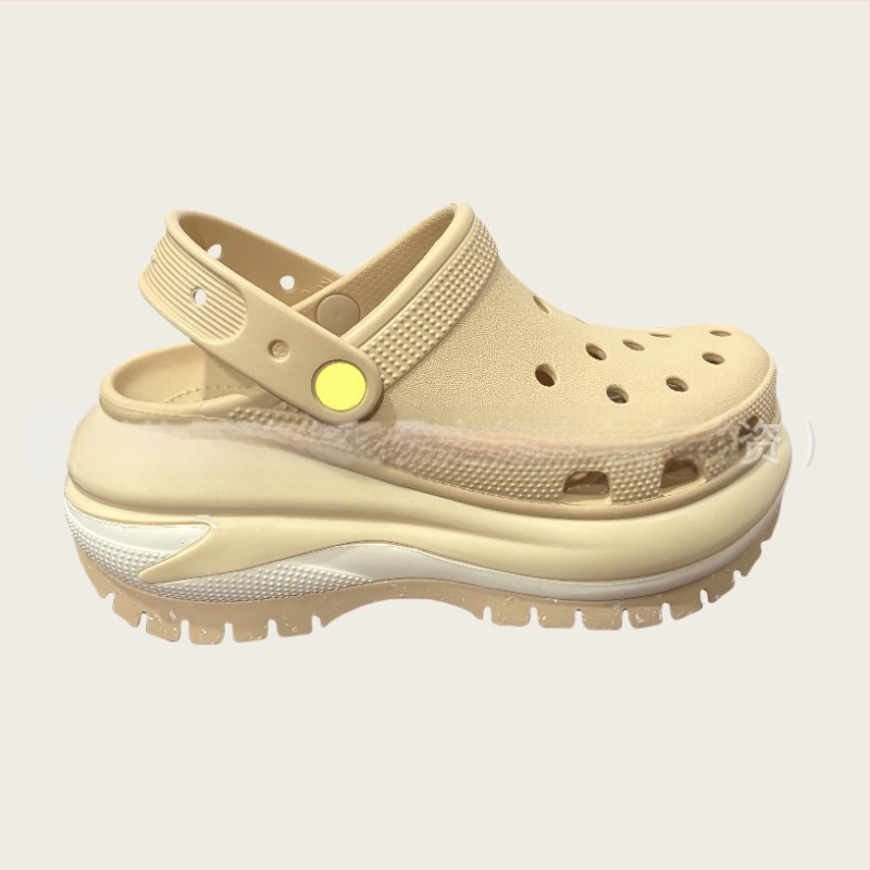 Γυναικείες κλογκς Baotou με διάτρητο πάνω μέρος από EVA, παχιά σόλα πλατφόρμα από EVA, αύξηση ύψους, άνοιξη 2025