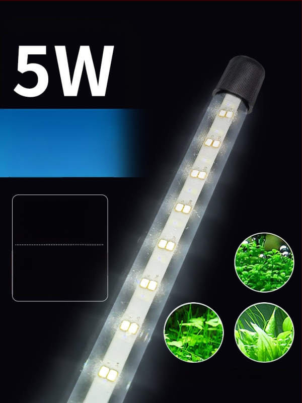 Υποβρύχιο LED φως για ενυδρείο με λειτουργία εναλλαγής χρωμάτων — πλαστικό περίβλημα, ισχύς 3–17 W, βάρος 0.65–1.5, μάρκα Jialu