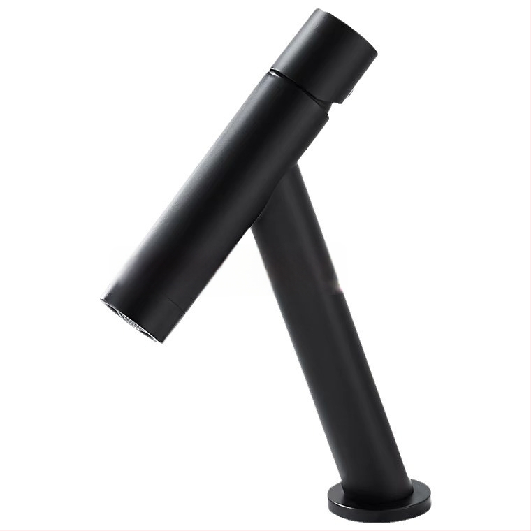 Kúpeľňový umývadlový mixér, meďová konštrukcia, zvislá inštalácia, špirálové otváranie