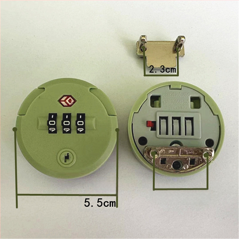 Κλειδαριά αποσκευών, ABS υλικό, αντικλοπή, περιστρεφόμενη κλειδαριά με επίπεδη πλατφόρμα, ανταλλακτικό, καλοκαίρι 2023