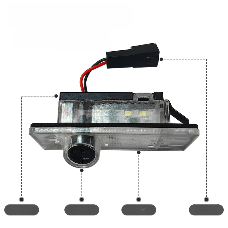 Serada Lampă de proiecție a plăcuței de înmatriculare Volkswagen — compatibilă cu vehicule Volkswagen