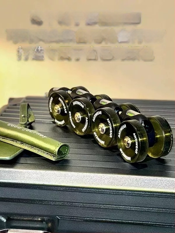 Set de roți pentru bagaje cu roți universale silențioase — Mige Fort, PU întărit, ultra-ușor, antibacterian, primăvara 2025