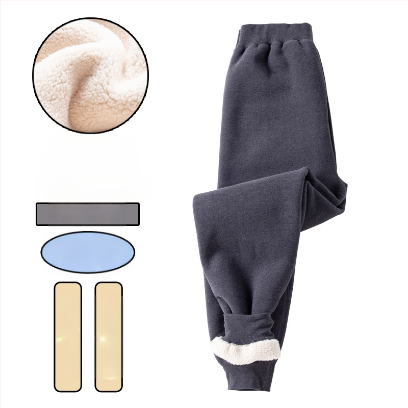 Fiúknak szánt termosz hosszúnadrág fleece béléssel és vastag anyaggal, magas derekú, téli alapréteg, 92% poliészter