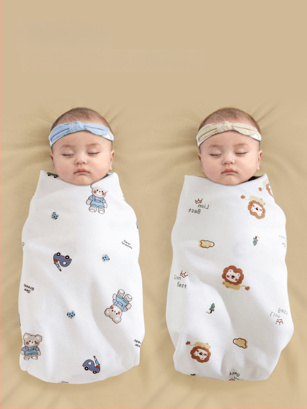 Νεογέννητο βαμβακερό σαλβάρι με μοτίβο καρτούν, ελαφρύ για άνοιξη-καλοκαίρι, ασφάλεια Κατηγορίας Α, 0–12 μηνών