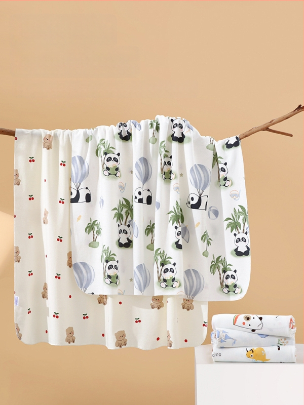 Νεογέννητο βαμβακερό σαλβάρι με μοτίβο καρτούν, ελαφρύ για άνοιξη-καλοκαίρι, ασφάλεια Κατηγορίας Α, 0–12 μηνών